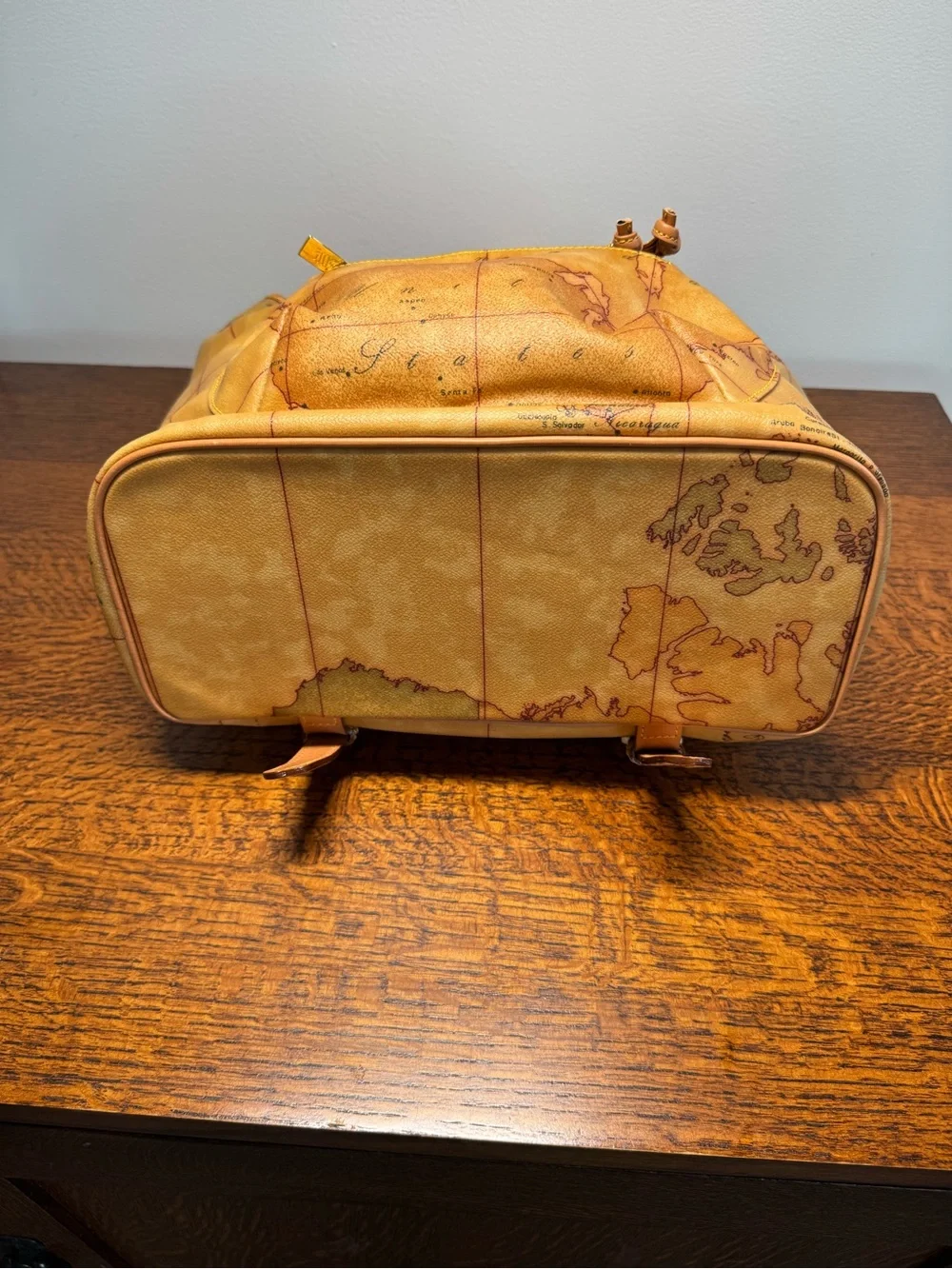 Alviero Martini Classe Geo Classic Map Backpack - Like New
